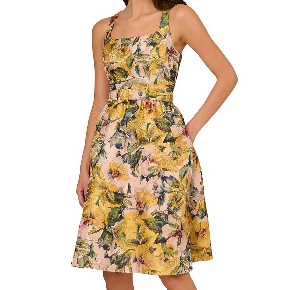 Floral Yellow Dress